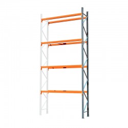 Pallet Racking Add-on Extension Bay 4 levels 6.1m H x 2.9m L