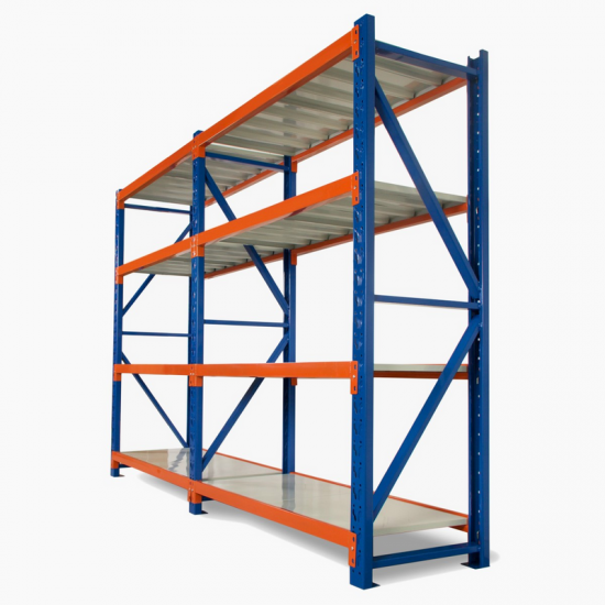 Double Bay Warehouse Shelving 3920Lx2000Hx600D - Platinum Storage Solution