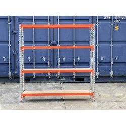 Industrial longspan shelving 1610L X 600D X 2000H with MDF boards