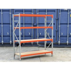 Industrial longspan shelving 2510L X 600D X 2500H with MDF boards