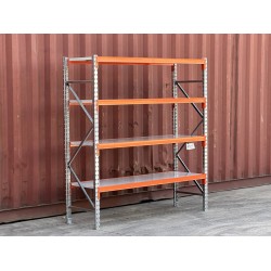 Industrial longspan shelving 1610L X 600D X 2000H with Steel Panel